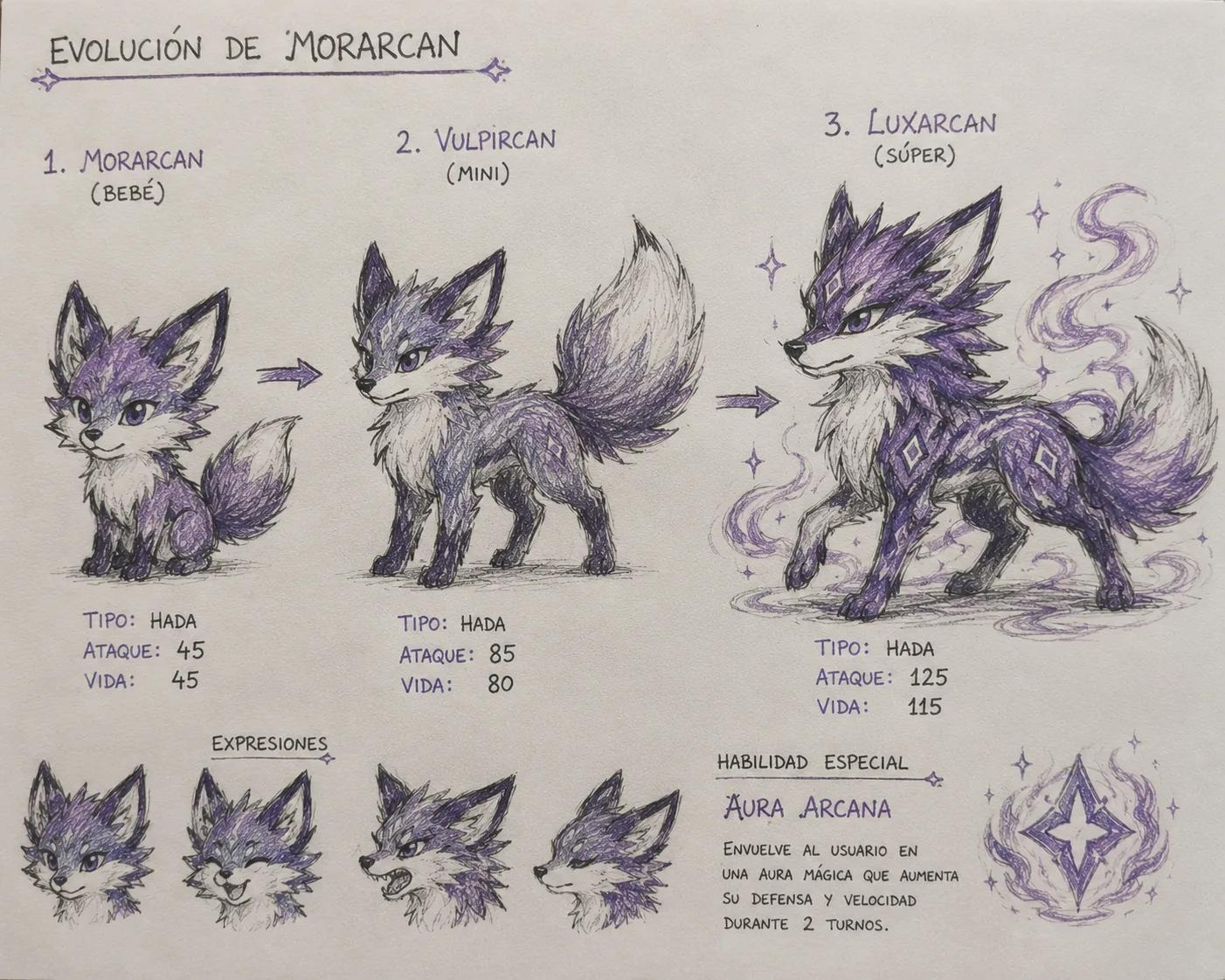 Evoluciones de Morarcan